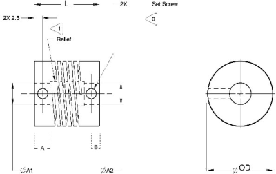 Dimensions for Budgetbeam Screw Attachment